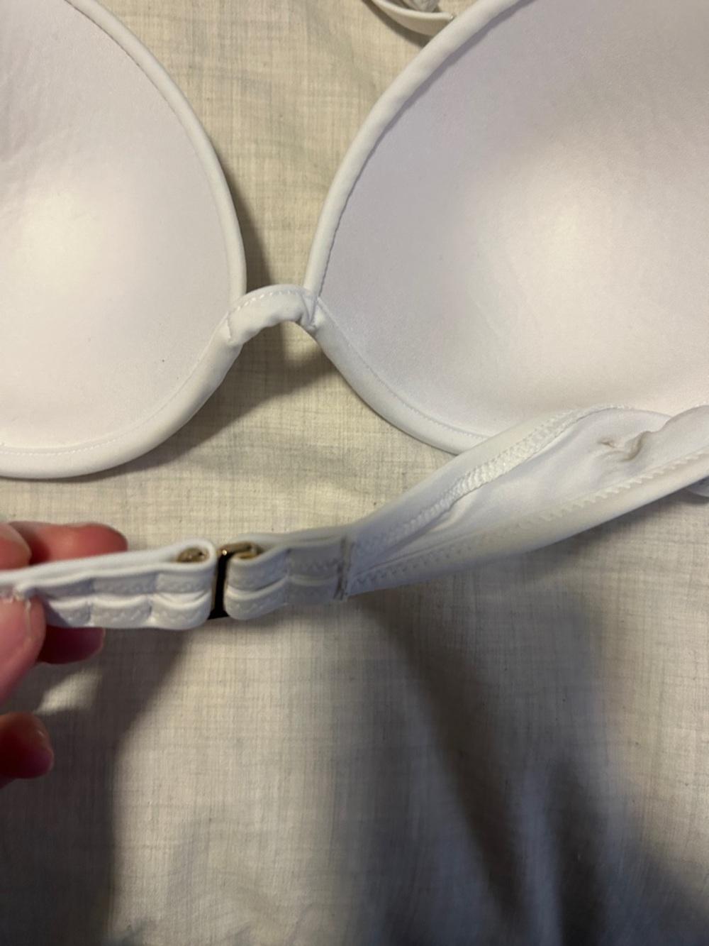 Shade & Shore White Halter Push-Up Bikini Top - Picture 5 of 6
